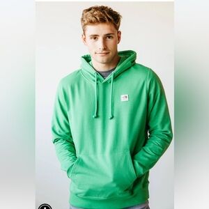 The North Face Heritage Patch Hoodie for Men in Green brand newtags Sz Large